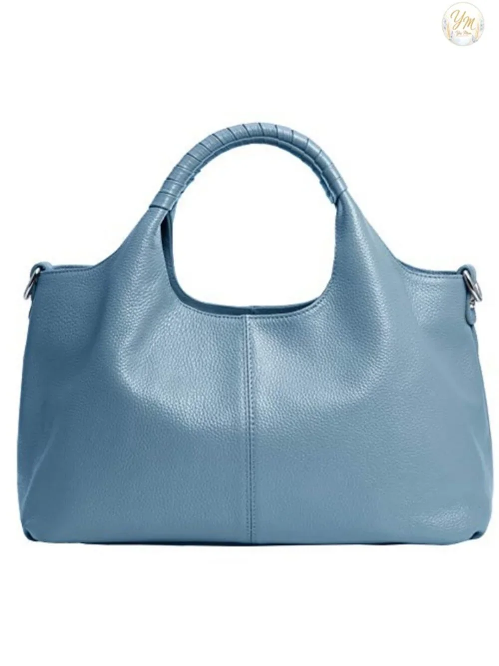 Genuine Leather Satchel Bag Women Crossbody Shoulder Tote Purse with Detachable